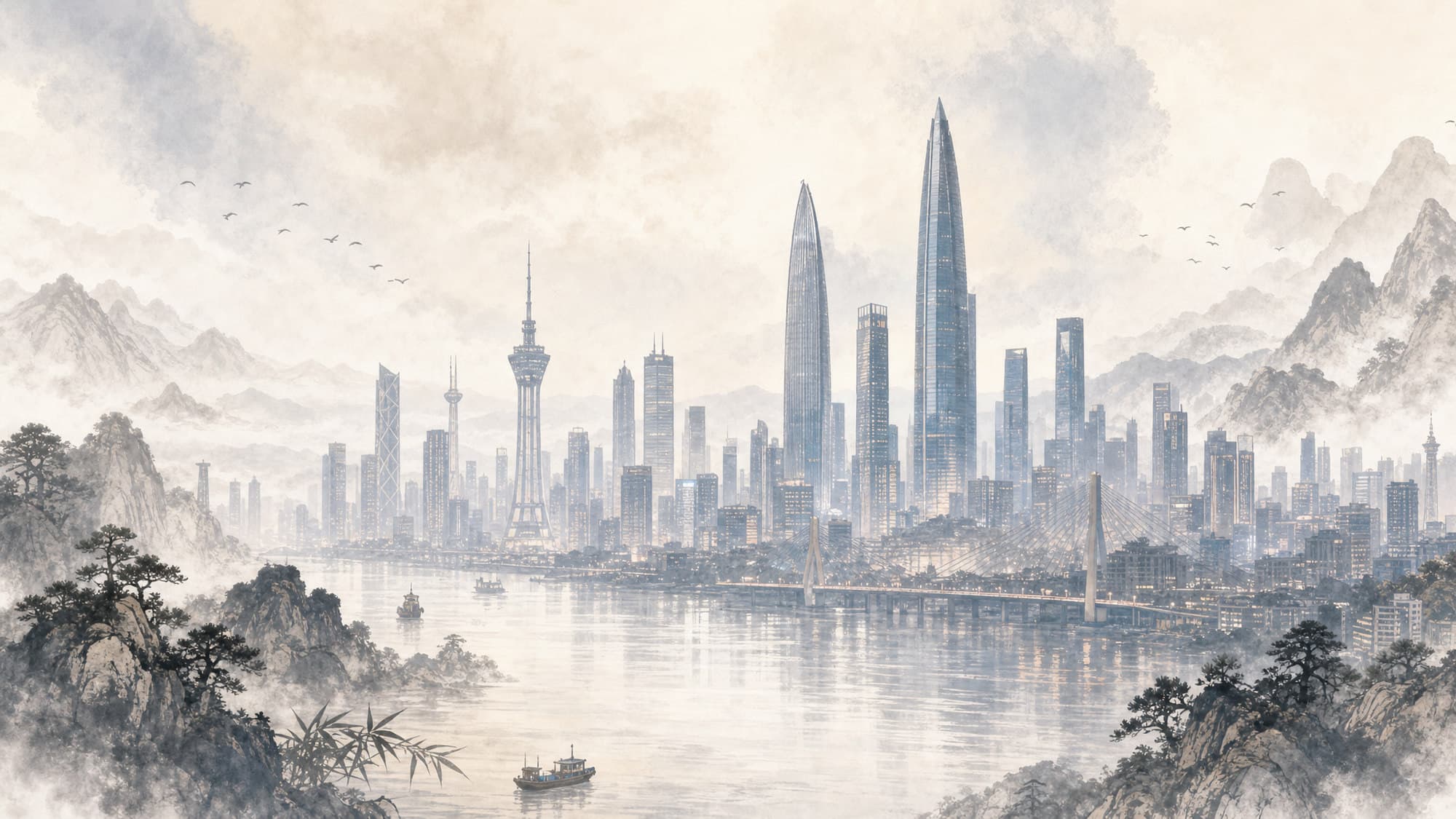Night skyline of Chongqing